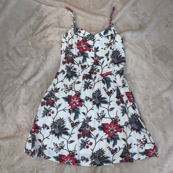 LOFT Wallpaper Floral Bustier Dress EUC - Picture 7 of 12